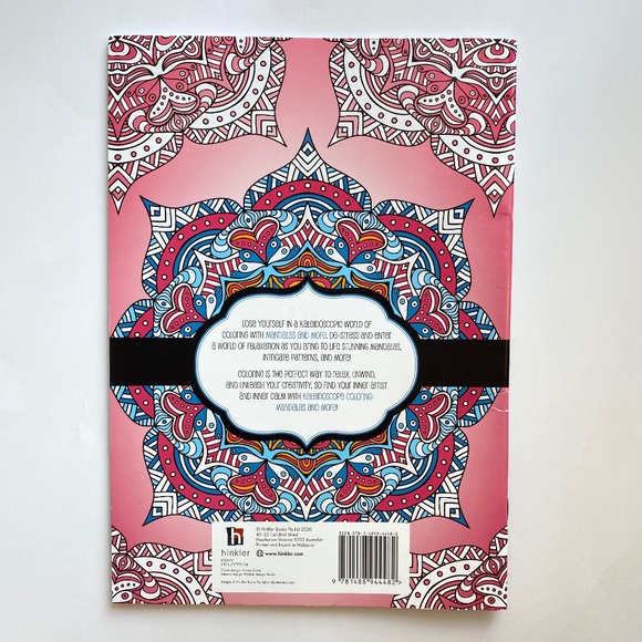 Adult Coloring Book Mandalas And More Patterns Kaleidoscope Coloring - Picture 2 of 5